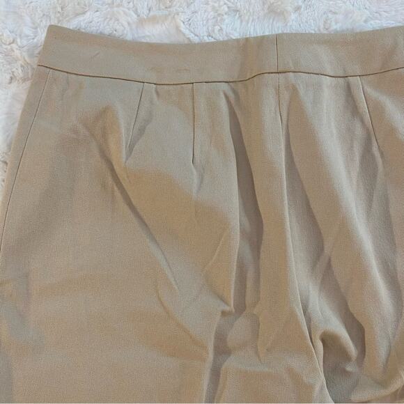 Saks Fifth Avenue Sport Women’s Dress Pants Size 6 Beige Pleated High Rise - Picture 8 of 13